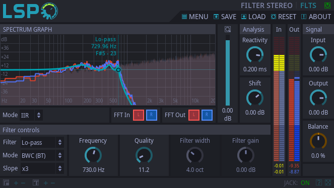 Filter Stereo