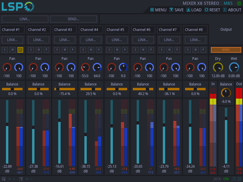 Mischer x8 Stereo