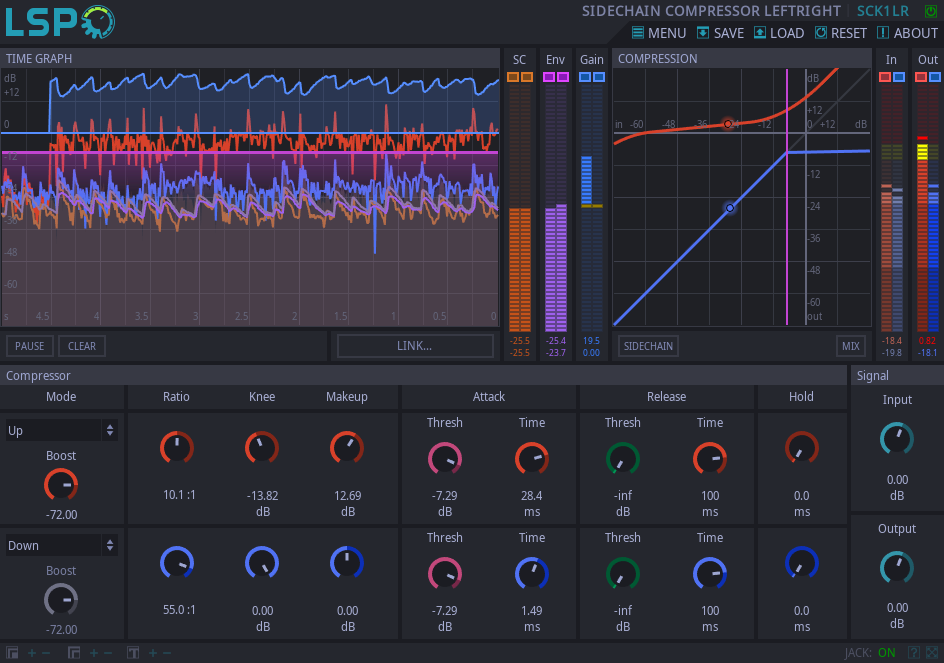 Sidechain-Kompressor LeftRight