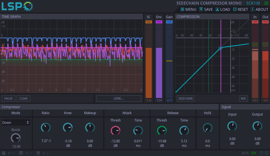 Sidechain-Kompressor Mono