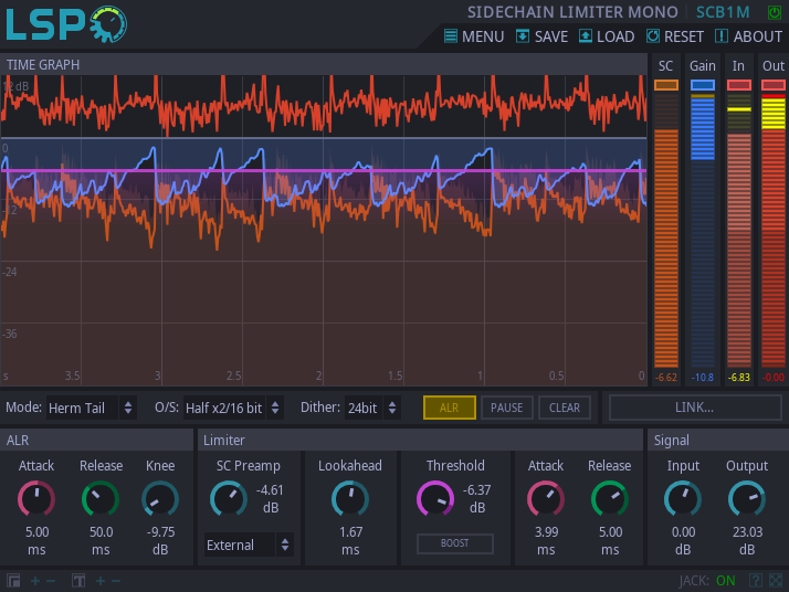 Sidechain-Begrenzer Mono